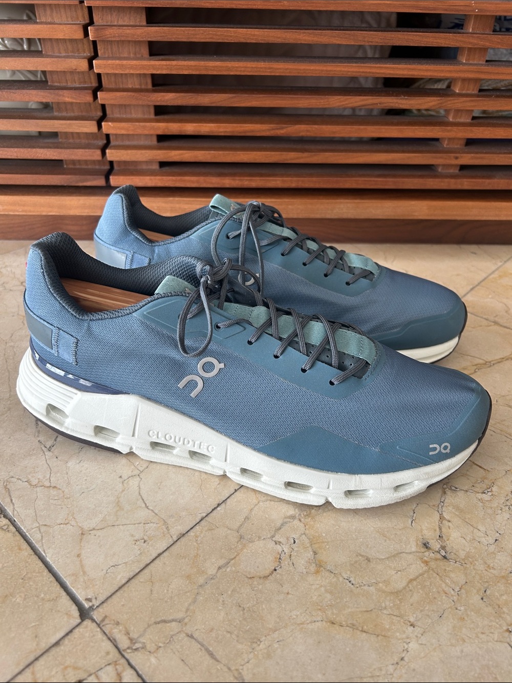 On Running Men's Blue Athletic CloudTec Sneakers Size: 11